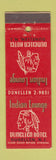 Matchbook Cover - Dunellen Hotel NJ Indian Lounge