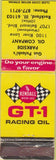 Matchbook Cover - Kendall GT1 Racing oil gas Rockford IL
