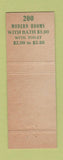 Matchbook Cover - Conant Hotel Omaha NE #1 YELLOW