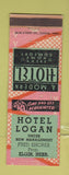 Matchbook Cover - Hotel Logan Elgin NE