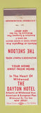 Matchbook Cover - Dayton Hotel Wildwood by the Sea NJ Sheldon