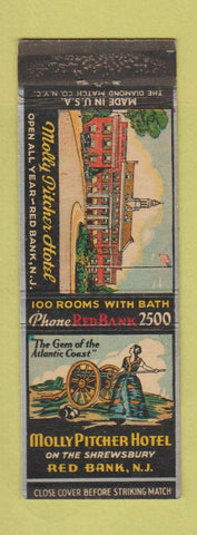 Matchbook Cover - Molly Pitcher Hotel Red Bank NJ WEAR