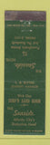 Matchbook Cover - Surf n Sand Room Seaside Hotel Atlantic City NJ WEAR