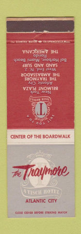 Matchbook Cover - The Traymore Hotel Atlantic City NJ