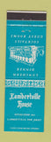 Matchbook Cover - Lambertville House NJ