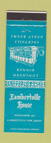 Matchbook Cover - Lambertville House NJ