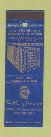 Matchbook Cover - Hotel Mayflower Atlantic City NJ