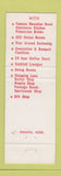 Matchbook Cover - Town House Omaha NE