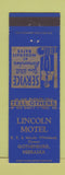 Matchbook Cover - Lincoln Motel Gothenburg NE