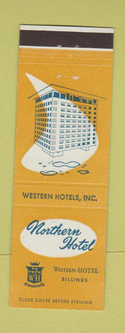 Matchbook Cover - Northern Hotel Billings MT