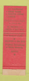 Matchbook Cover - The Madison Hotel Atlantic City NJ