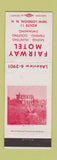 Matchbook Cover - Fairway Motel New London NH