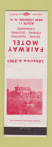 Matchbook Cover - Fairway Motel New London NH