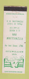 Matchbook Cover - Fitzwilliam Inn NH