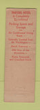 Matchbook Cover - Thayers Hotel Grill Littleton NH WEAR