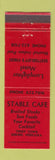 Matchbook Cover - Lamplighter Motel Stable Cafe Scottsbluff Gering NE