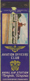 Matchbook Cover - Aviation Officers' Club Norfolk VA