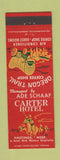 Matchbook Cover - Carter Hotel Hastings NE Oregon Trail Coffee Shop