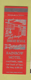 Matchbook Cover - Rainbow Motel Hastings NE