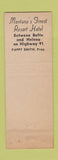 Matchbook Cover - Diamond S Ranchotel Boulder MT