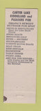 Matchbook Cover - Woodward Carpenter Hotels Omaha NE