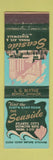 Matchbook Cover - The Seaside Hotel Atlantic City NJ