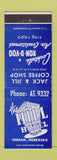 Matchbook Cover - The Hill Hotel Omaha NE