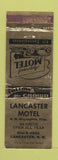 Matchbook Cover - Lancaster Motel NH