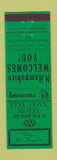 Matchbook Cover - Pine Cove Motel Ossipee NH Perkins Americana