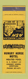 Matchbook Cover - Hungry Horse Motel Hungry Horse MT