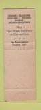 Matchbook Cover - Stage Coach Inn West Yellowstone MT