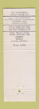 Matchbook Cover - Olde Coach Inn Nashua NH