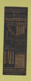 Matchbook Cover - Dale Hotel Holdrege NE BLACK