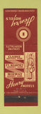 Matchbook Cover - Henry Hotels Hastings Kearney NE