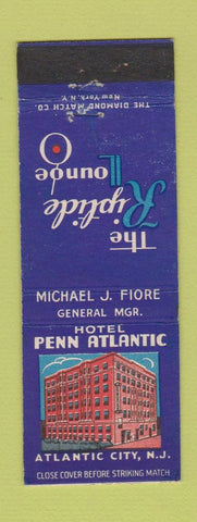 Matchbook Cover - Hotel Penn Atlantic Atlantic City NJ