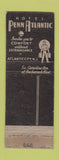 Matchbook Cover - Hotel Penn Atlantic Atlantic City NJ