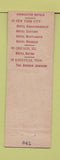 Matchbook Cover - Hotel Knickerbocker Atlantic City NJ