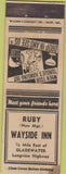 Matchbook Cover - Wayside Inn Gladewater TX