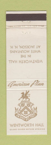 Matchbook Cover - Wentworth Hall Jackson NH WEAR