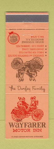 Matchbook Cover - Wayfarer Motor Inn Manchester NH