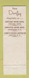 Matchbook Cover - Wayfarer Motor Inn Manchester NH