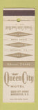 Matchbook Cover - Queen City Motel Manchester NH
