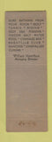 Matchbook Cover - The Ambassador Hotel Atlantic City NJ WEAR