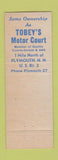 Matchbook Cover - Queen City Motel Manchester NH
