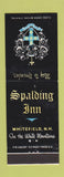 Matchbook Cover - Spalding Inn Whitefield NH