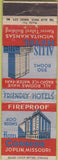 Matchbook Cover - Allis Hotel Wichita KS local manumark