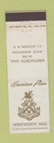 Matchbook Cover - Wentworth Hall Jackson NH WEAR