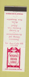Matchbook Cover - Winding Brook Lodge Keene NH