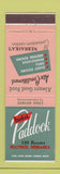 Matchbook Cover - Hotel Paddock Beatrice NE
