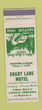 Matchbook Cover - Shady Lane Motel Lincoln NE